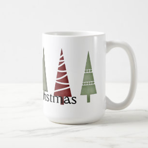 Weihnachten 1 : Baumreihe Frohe Weihnachtsfeier Ta Tasse