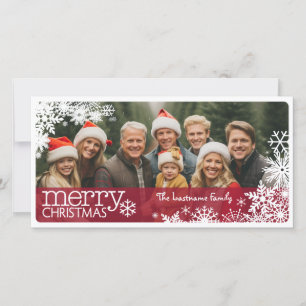 Weihnachten 1 Foto - Bedeckt in Schneeflocken