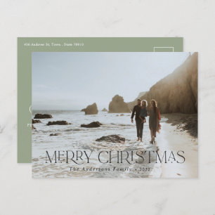 Weihnachten 1 Foto Botanischer Blumensteppenkarte Postkarte