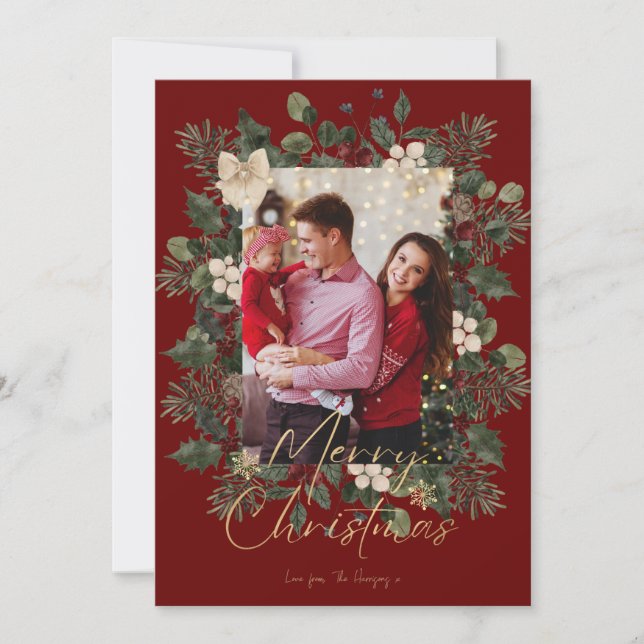 Weihnachten 1 Foto Botanischer Botanischer Blumeng (Vorderseite)