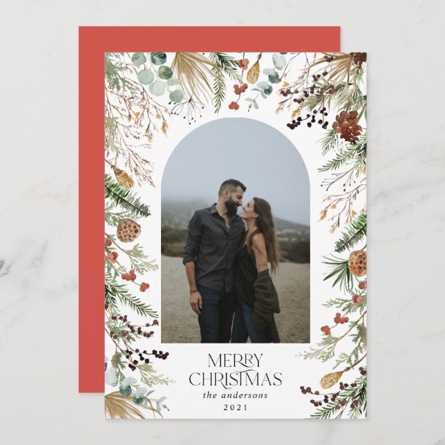 Weihnachten 1 Foto Botanischer Botanischer Blumeng (Vorne/Hinten)