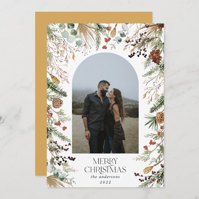 Weihnachten 1 Foto Botanischer Botanischer Blumeng (Vorne/Hinten)