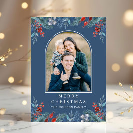 Weihnachten 1 Foto Wasserfarbe Botanisch