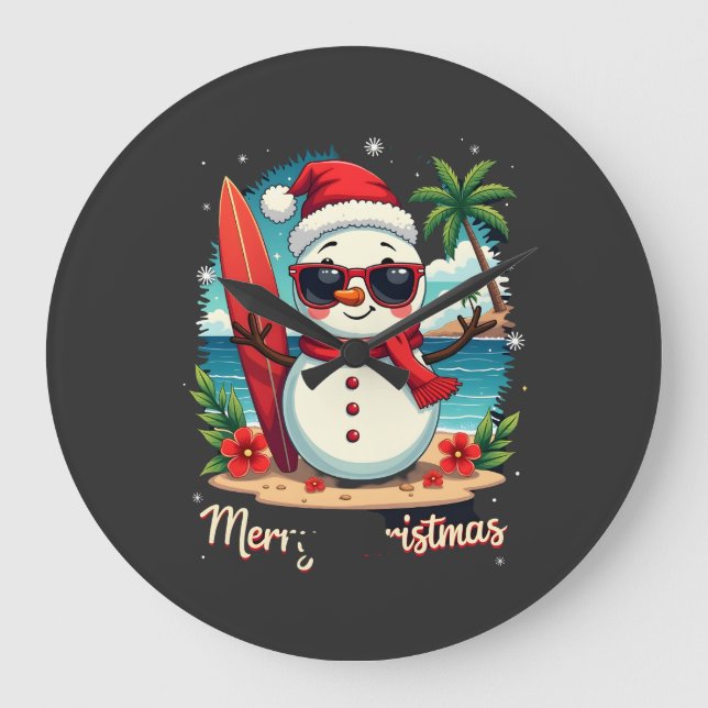 Weihnachten (1) große wanduhr (Vorderseite)