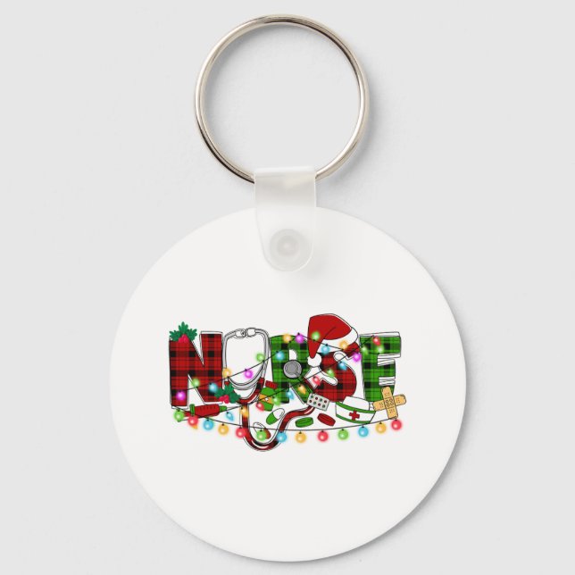 Weihnachten 1 schlüsselanhänger (Vorderseite)