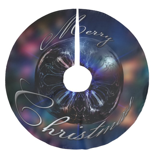 Weihnachten 2014-0918 polyester weihnachtsbaumdecke (Vorderseite)