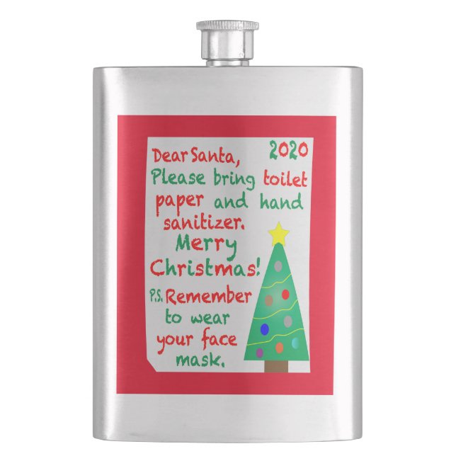 Weihnachten 2020 flachmann (Vorderseite)