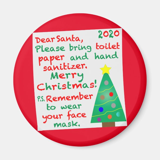 Weihnachten 2020 magnet (Vorne)