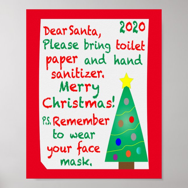 Weihnachten 2020 poster (Vorne)