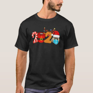 Weihnachten 2020 Shih Tzu Maske Toilettenpapier T-Shirt