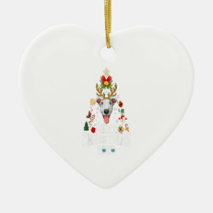 Weihnachten 2020 Tree Greyhound Maske Kostüm Keramik Ornament