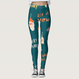 Weihnachten 2020: Ziermuster Leggings