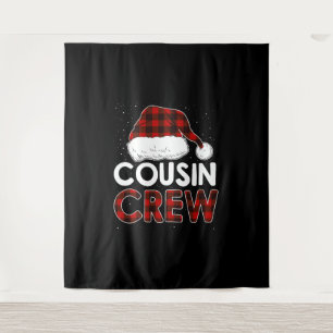 Weihnachten 2021 Cousin Crew Wandteppich