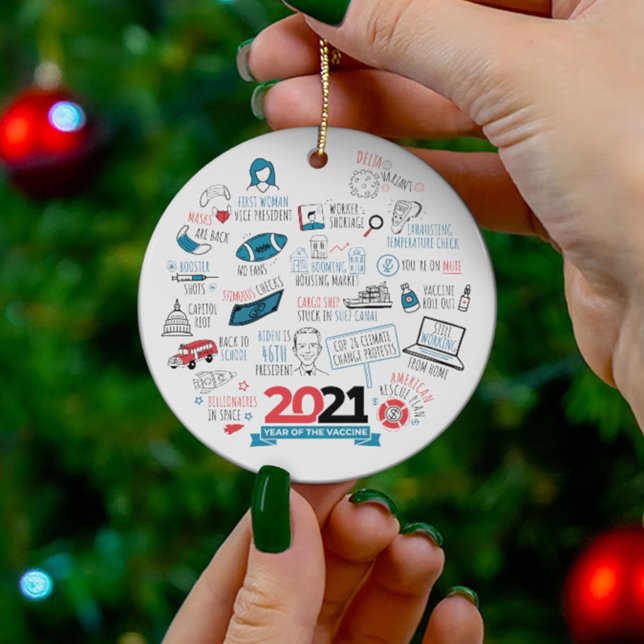 Weihnachten 2021 Impfjahr - Feiertag - Sake Ornament (Von Creator hochgeladen)