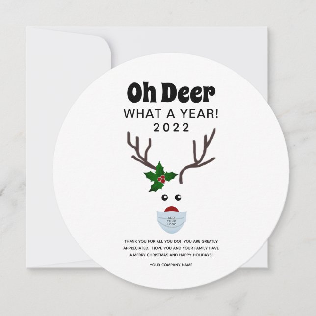 Weihnachten 2022-Logo Retro Fun Rentier (Vorderseite)