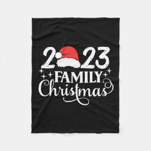 Weihnachten 2023 Crew Santa Fu Fleecedecke