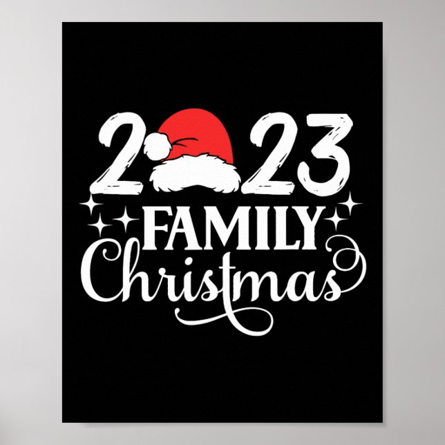 Weihnachten 2023 Crew Santa Fu Poster (Vorne)