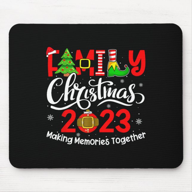 Weihnachten 2023 - Matching Outfits Team Santa Mousepad (Vorne)