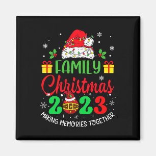 Weihnachten 2023 - Matching Squad Team Santa Xm Magnet
