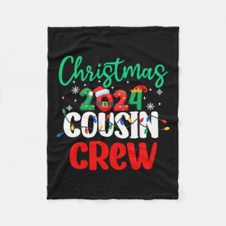 Weihnachten 2024 Cousin Crew Matching Squad S Fleecedecke