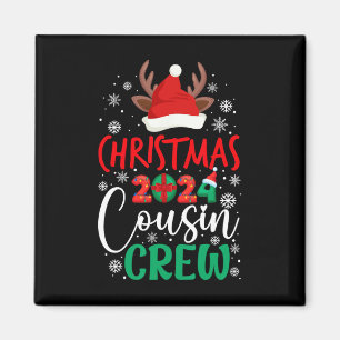 Weihnachten 2024 Cousin Crew Reindeer Xmas Weihnac Magnet
