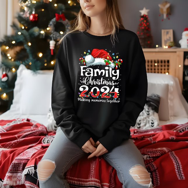Weihnachten 2024 Erinnerungen zusammenbauen Sweatshirt (Von Creator hochgeladen)