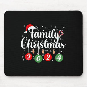 Weihnachten 2024 Weihnachten Urlaub Pajamas Famili Mousepad