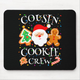 Weihnachten 2025 Cousin-Kekse-Back-Crew-Squad-Fam Mousepad