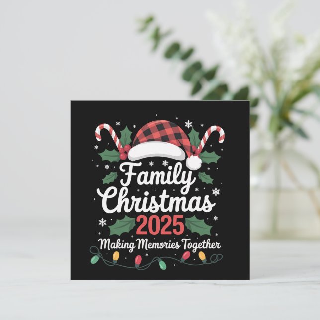 Weihnachten 2025 Crew Gruppe Matching Family (Stehend Vorderseite)