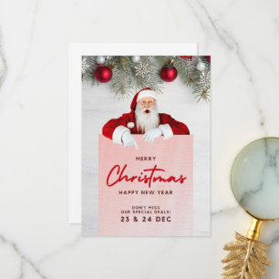 Weihnachten 2025 dankeskarte