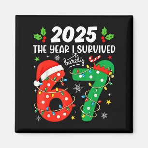 Weihnachten 2025 Das Jahr, in dem ich knapp überle Magnet