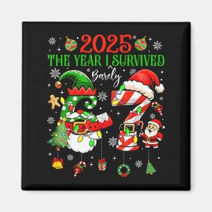 Weihnachten 2025 Das Jahr, in dem ich knapp überle Magnet
