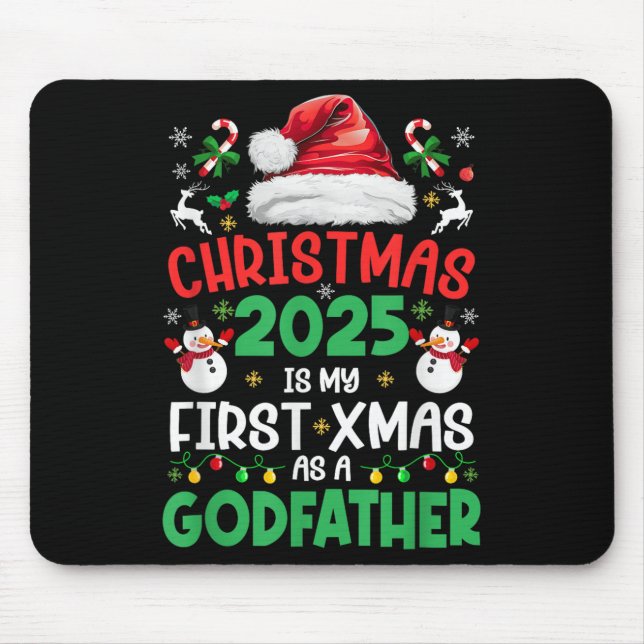 Weihnachten 2025 ist mein erstes Weihnachtsfest al Mousepad (Vorne)