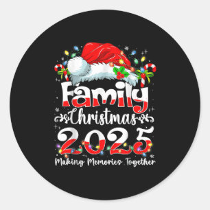 Weihnachten 2025 Matching Outfit Xmas Squad S Runder Aufkleber