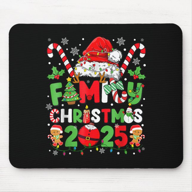 Weihnachten 2025 - Matching Outfits Team Santa Mousepad (Vorne)