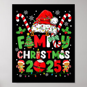 Weihnachten 2025 - Matching Outfits Team Santa Poster