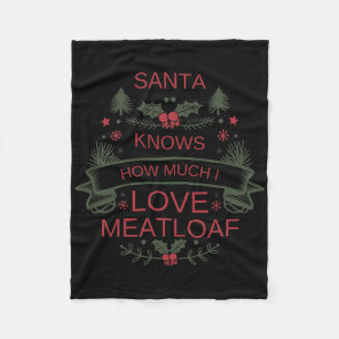 Weihnachten 2025 Meatloaf Shirt für Komfort-Feinsc Fleecedecke