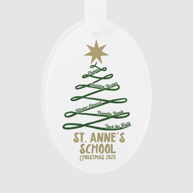 Weihnachten 2025 ornament (Vorderseite)