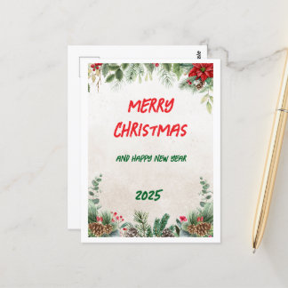 Weihnachten 2025 postkarte