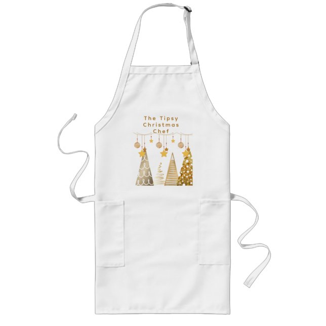 Weihnachten 2025 Quirky tree & Baubles PJ Lange Schürze (Vorne)