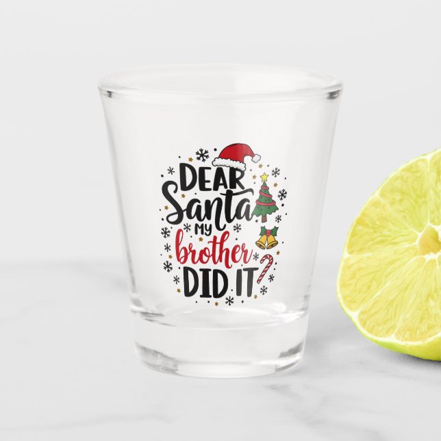 Weihnachten 2025, schnapsglas (Vorderseite)