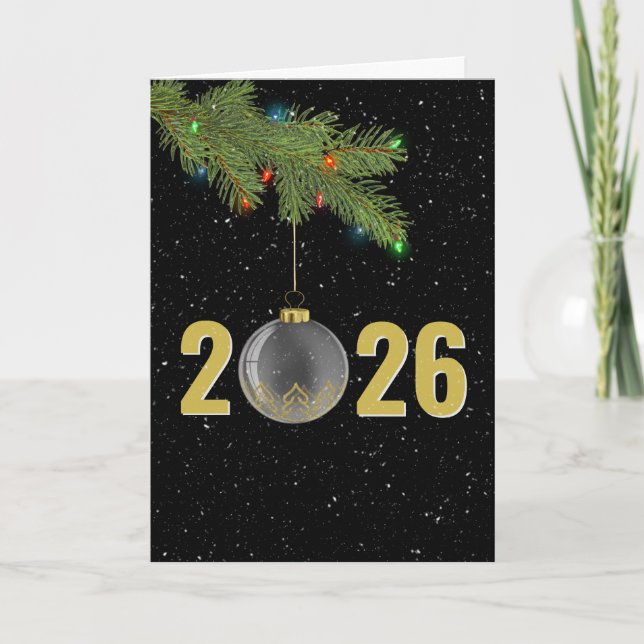 Weihnachten 2025 - Schnee (Vorderseite)