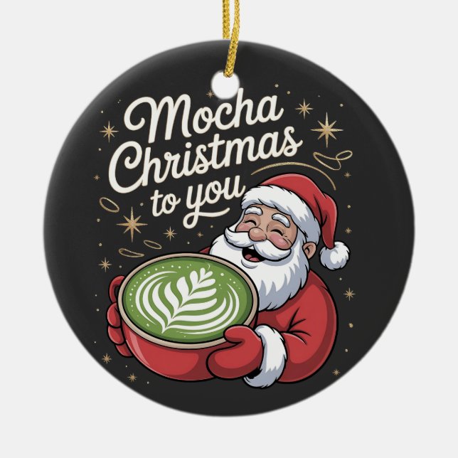 Weihnachten 2026,  keramik ornament (Vorne)