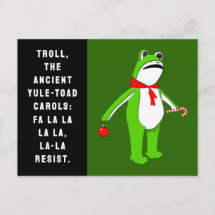 Weihnachten 2026 Lustiger Feiertag Postkarte