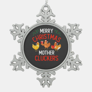 Weihnachten 2026, schneeflocken Zinn-Ornament
