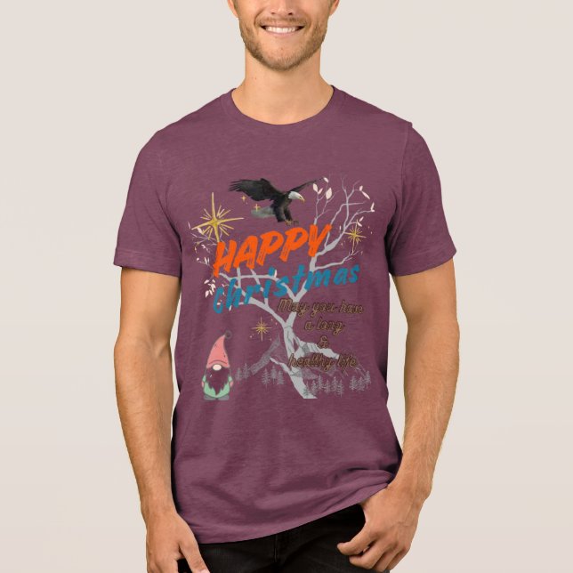 Weihnachten 2026 Tri-Blend shirt (Vorderseite)