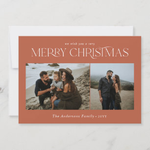 Weihnachten 2 Foto Aquarell botanische Terrakotta