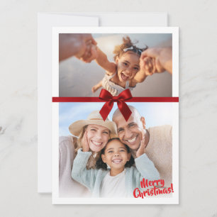 WEIHNACHTEN 2 FOTO moderne Geschenke süße rote Sch