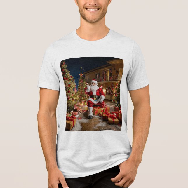 Weihnachten 2. Tri-Blend shirt (Vorderseite)