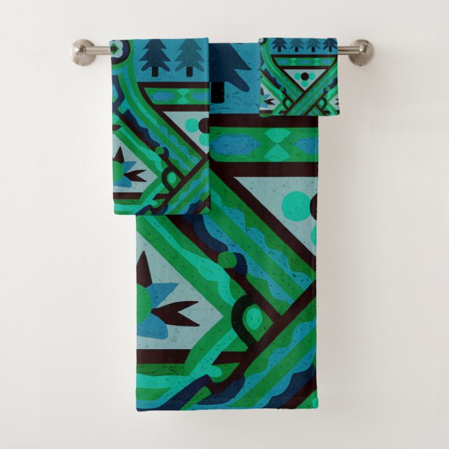 Weihnachten 3 badhandtuch set (Insitu)